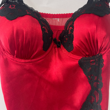 Load image into Gallery viewer, Red Lace Lingerie Camisole Top
