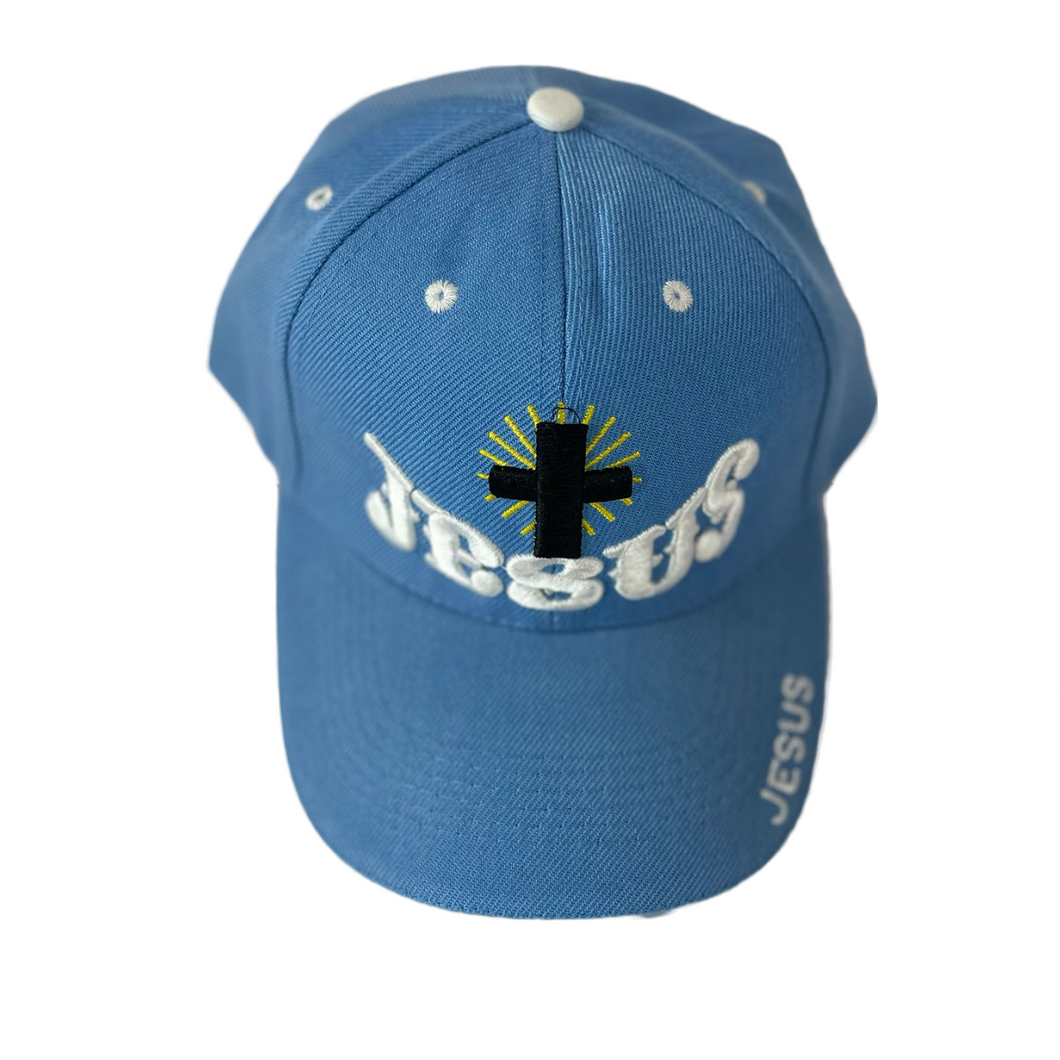 Blue Jesus Cap