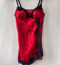 Load image into Gallery viewer, Red Lace Lingerie Camisole Top
